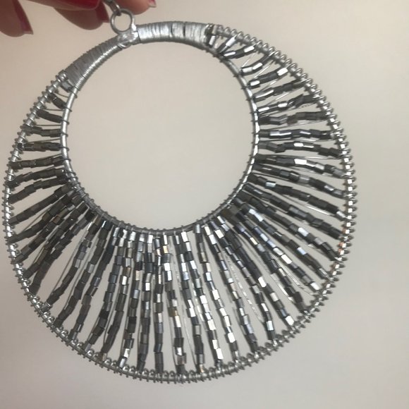 Free with purchase Arden B Sparkly Hoop Eaarings - Picture 4 of 5